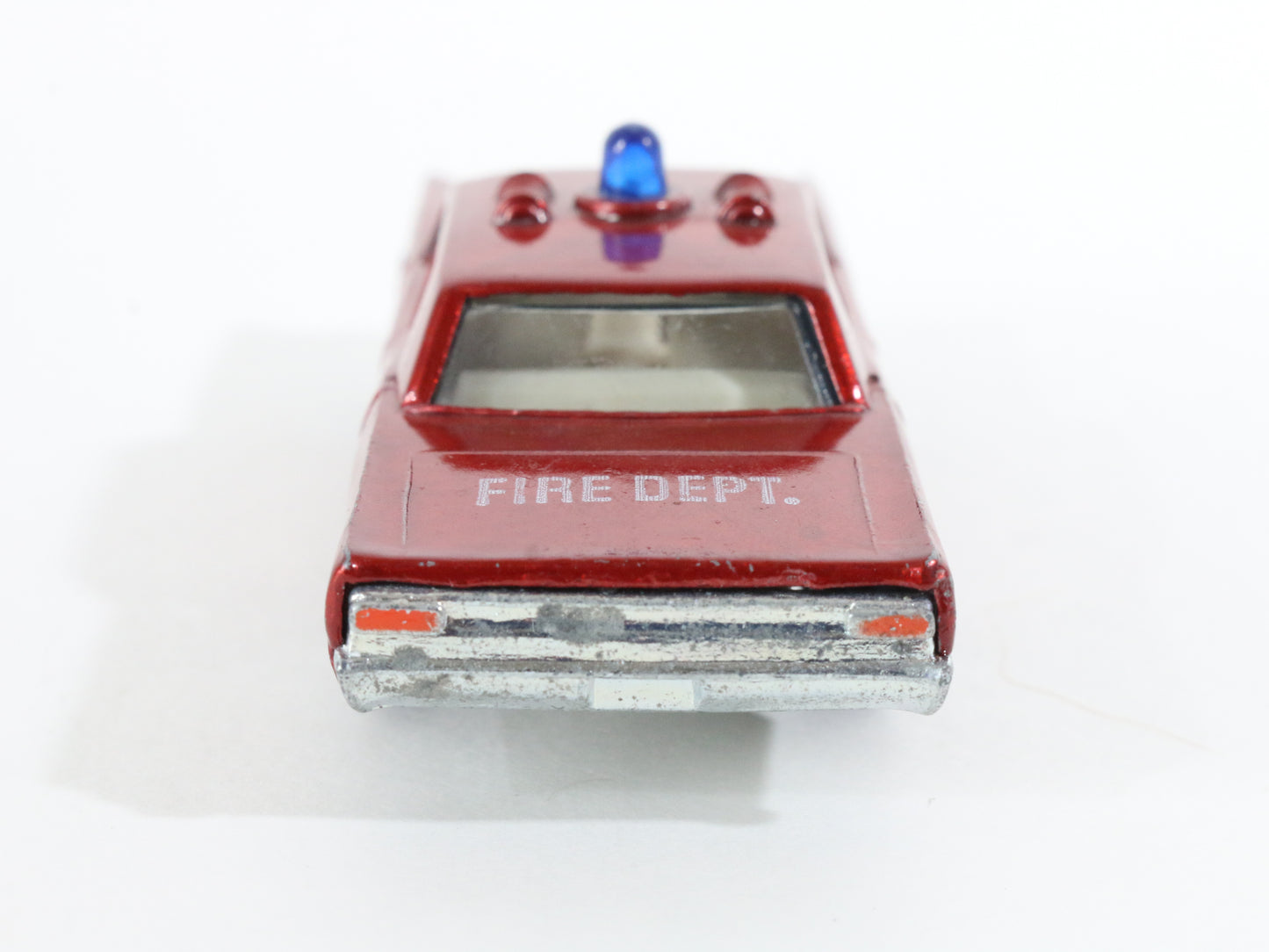 Hot Wheels Redline Plymouth Fury Fire Dept Chief Cruiser Mattel 1968 USA NICE!