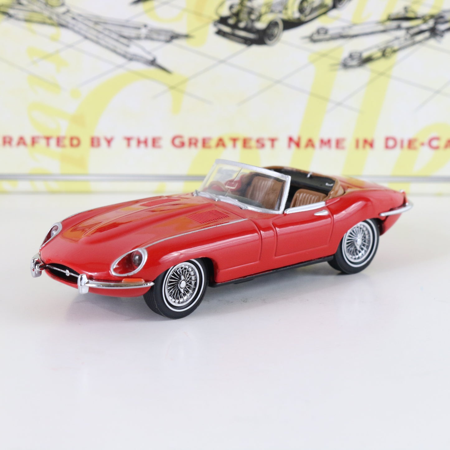 1967 Jaguar E Type Red British Sports Car Matchbox