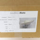 George Zamaul Ladies Elegant Couture White Felt Hat W/ Rhinestones 7 1/8 57cm