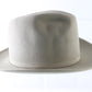 Borsalino Alessandria Mens Tan Hare and Rabbit Fur Felt Fedora W/ Feather 54cm