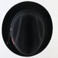 Royal Biltmore Gregory Mens Black Diamond Felt Fedora W/ Maple Pin 7 3/4 62cm