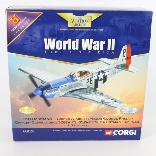 P-51d Mustang Cripes A Mighty Fighter Plane Corgi Model