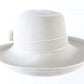 Frank Olive New York Ladies Boutique Off White Felt Hat W/ Band 7 56cm