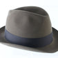 Biltmore Royal Mens Walnut Brown Felt Fedora W/ FEATHERS MULTIPLE SIZES
