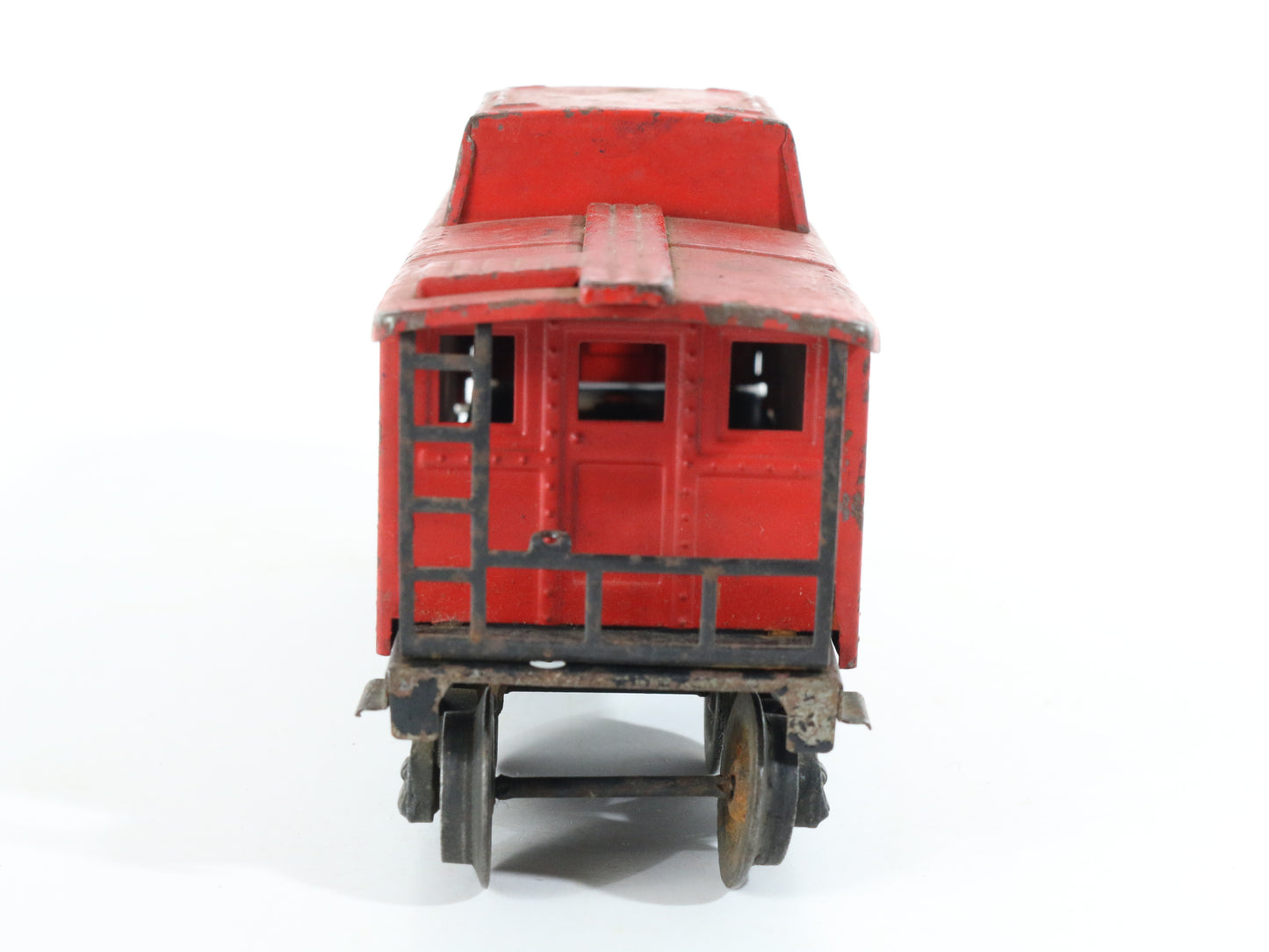 Lionel O Postwar 2472 Red Metal Pennsylvania 477618 Caboose