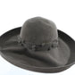 Frank Olive Ladies Boutique Elegant Treebark Brown Felt Boutique Hat 7 56cm