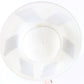 George Zamaul Couture Ladies Fancy Couture White Straw Hat W/ Sequins 7 56cm