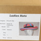 Sonni of California Ladies Boutique Salmon Pink Hat W/ Ribbons 6 7/8 55cm