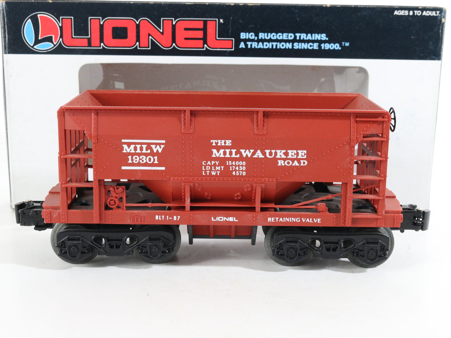 Lionel O 6-19301 Milwaukee Road Milw 19301 Plastic Ore Car