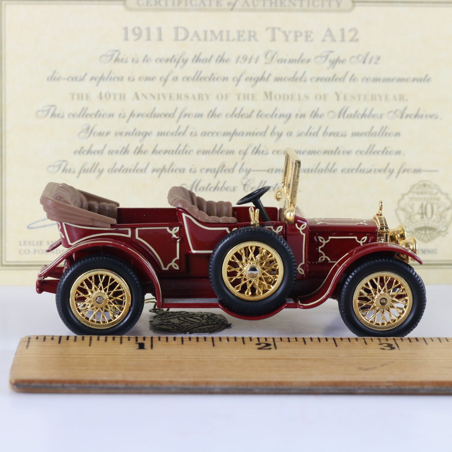 1911 Daimler Type A12 40th Models Of Yesteryear Matchbox 1:43 Yms05-m