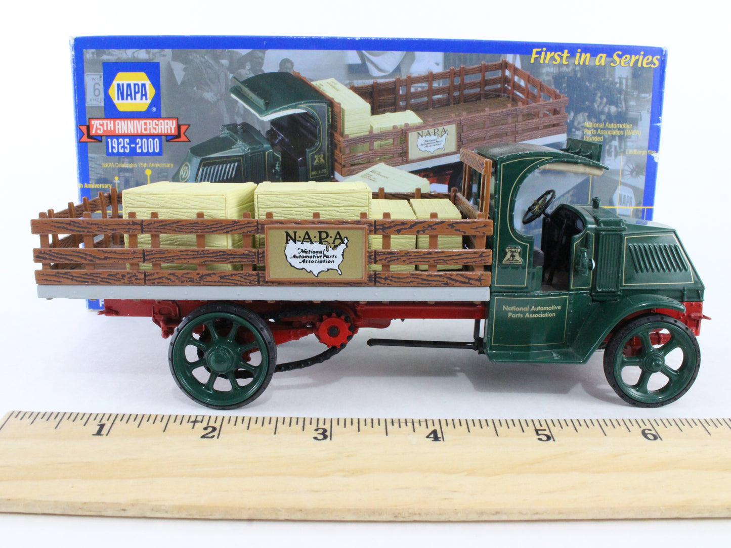 1925 Mack AC Stake Truck Napa First Gear 1:34 Scale Model 19-2374