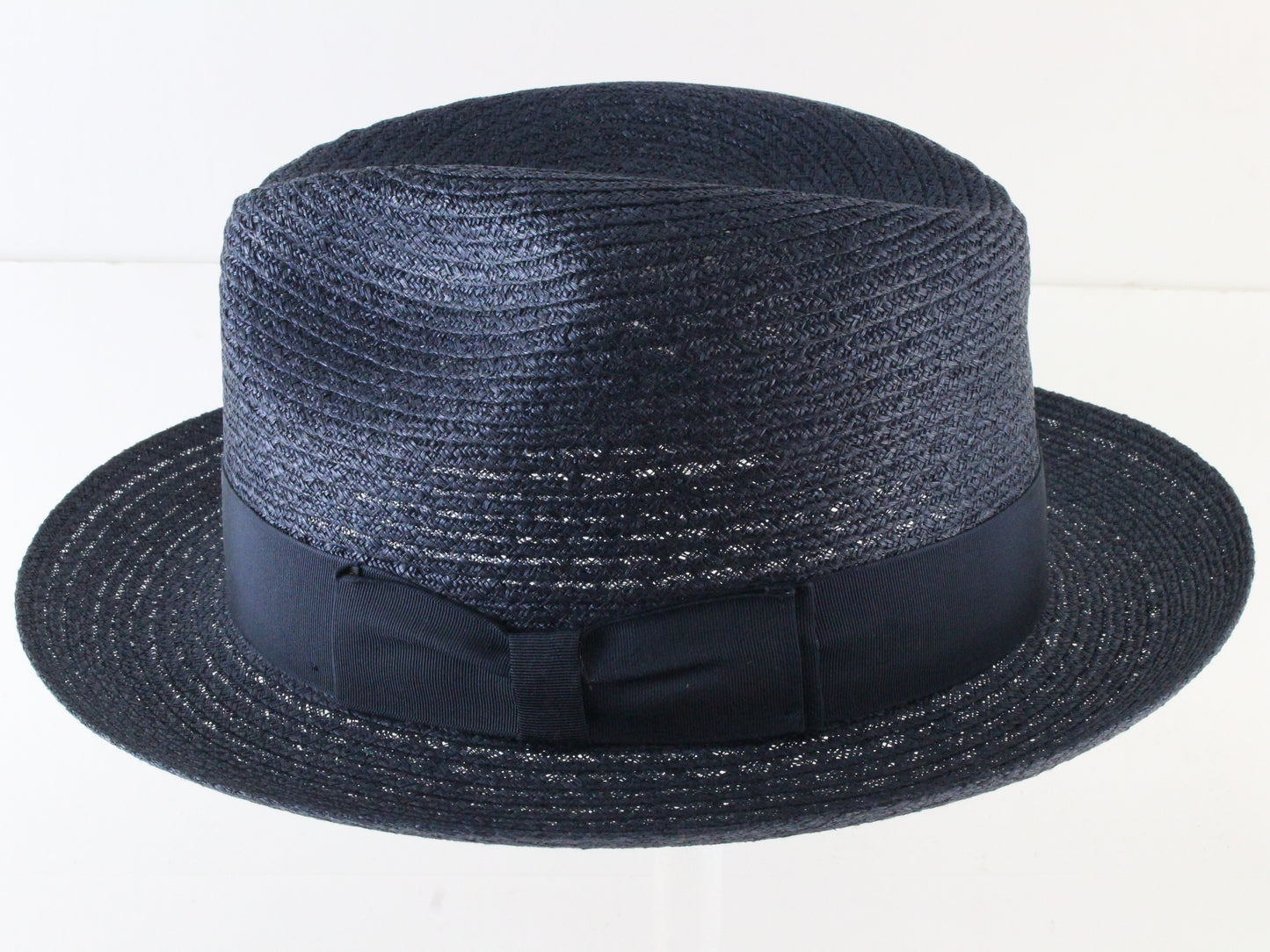 Biltmore Torino Mens Canadian Navy Blue Straw Fedora MULTIPLE SIZES