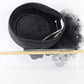 Chapeau Creations Ladies Boutique Black Straw Like Hat W/ Flowers 6 3/4 54cm