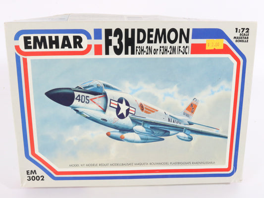 F3h Demon F3h-2n F3h-2m (f-3c) Fighter Jet Airplane EMHAR Kit 1:72 Em3002