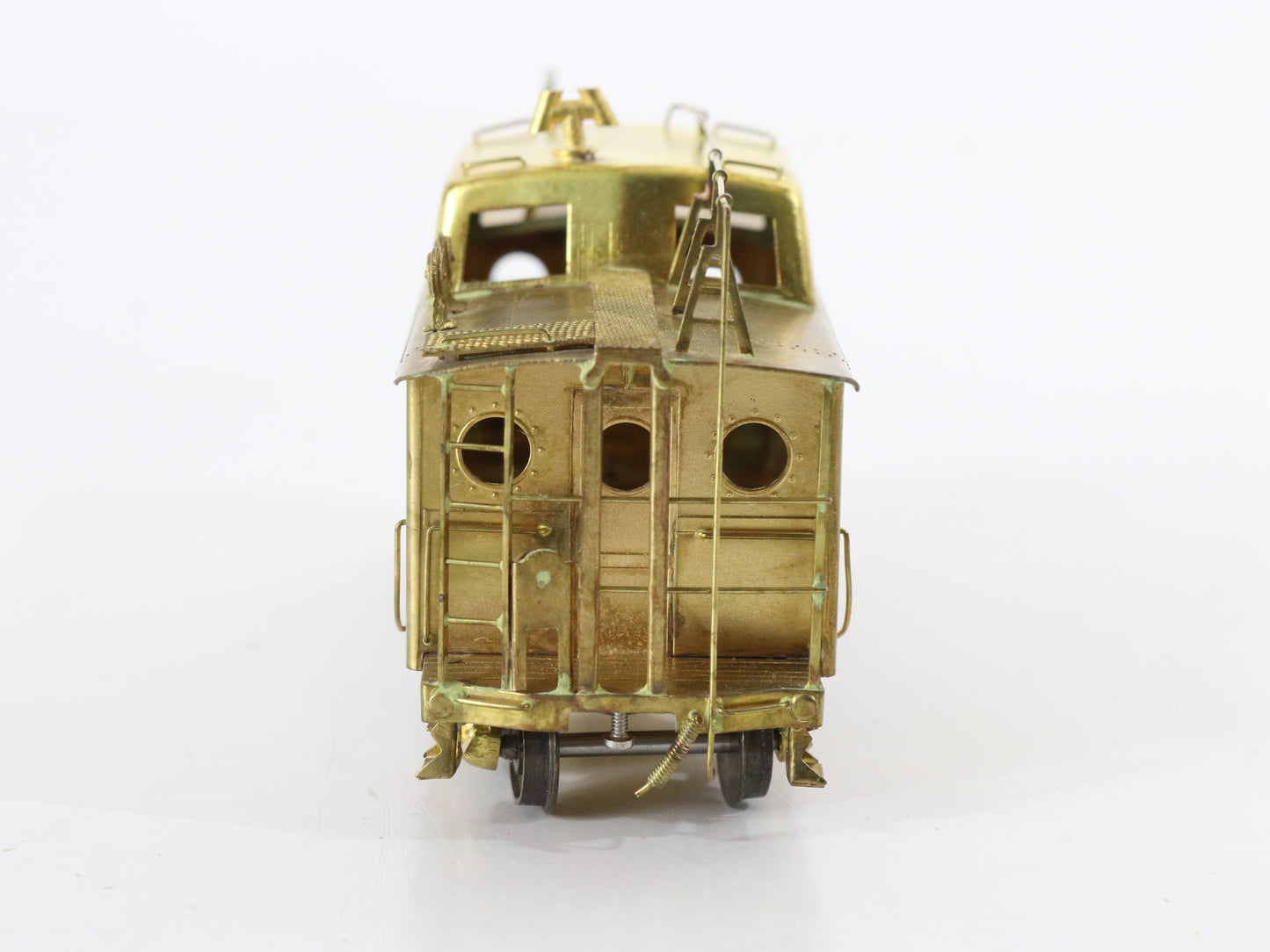 Round Window PRR N-5c Caboose Train Car ALCO Brass MGS HO