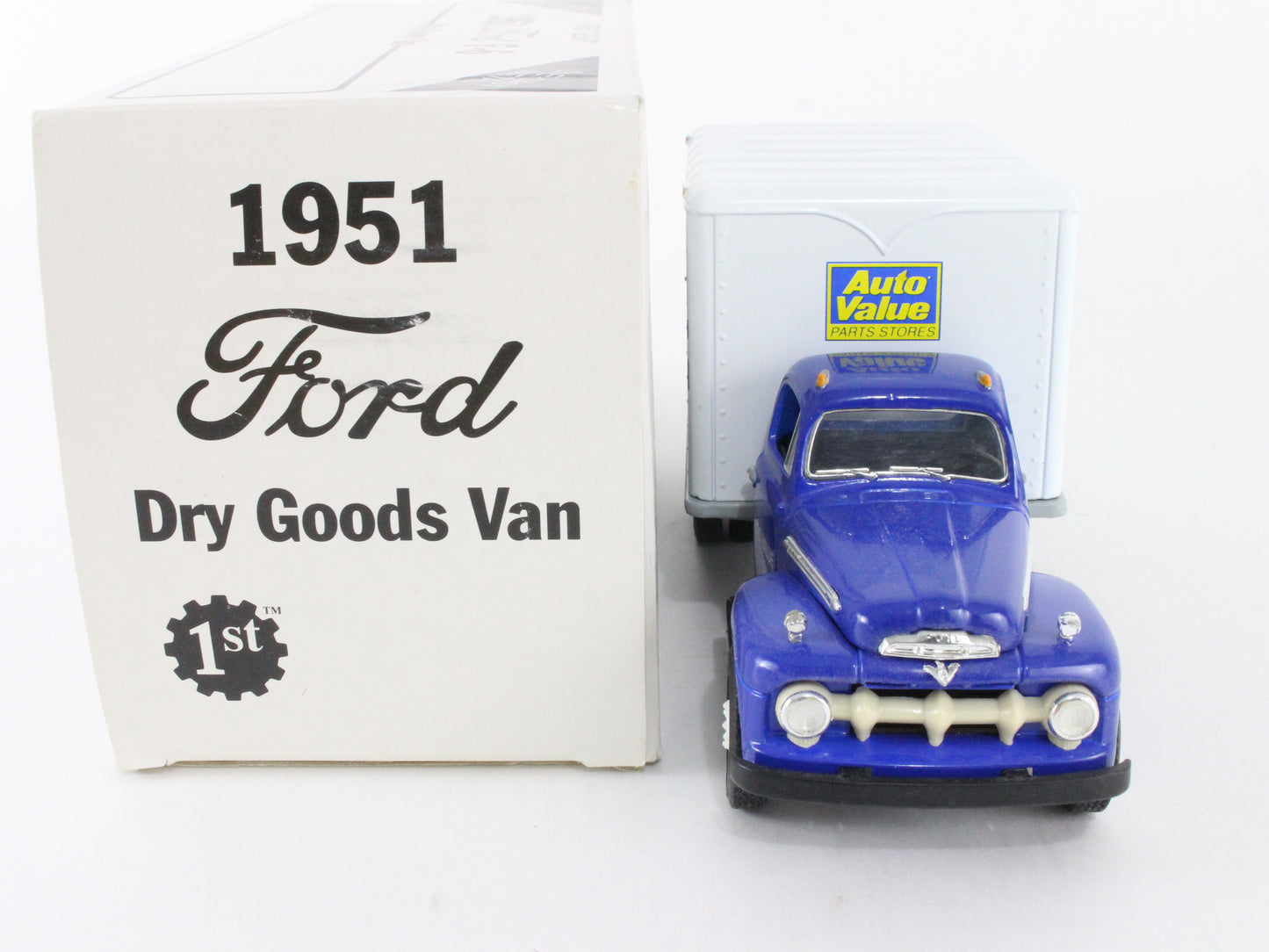 1951 Ford F-6 Dry Goods Van Auto Value Parts Stores First Gear 1:34 19-1003