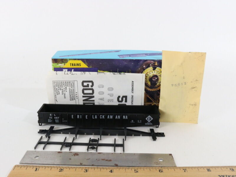 Erie Lackawanna El 15487 Black Gondola Car Athearn HO 1645