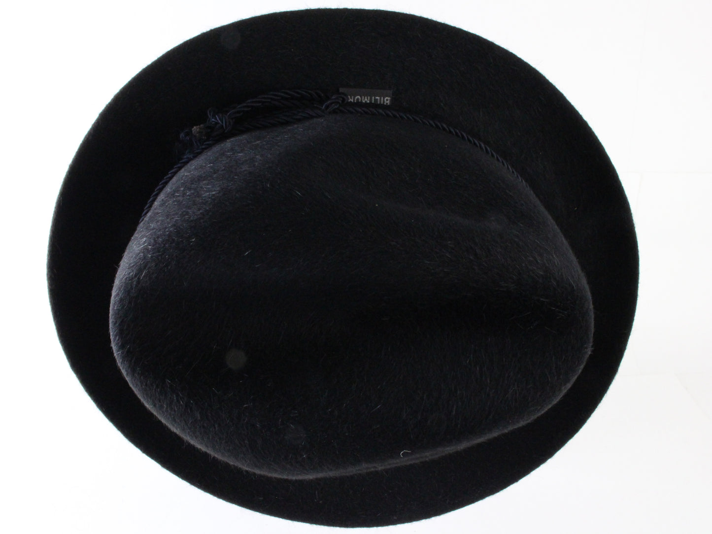 Royal Biltmore Gregory Mens DRESS Fedora Navy Blue Felt 7 5/8 61cm