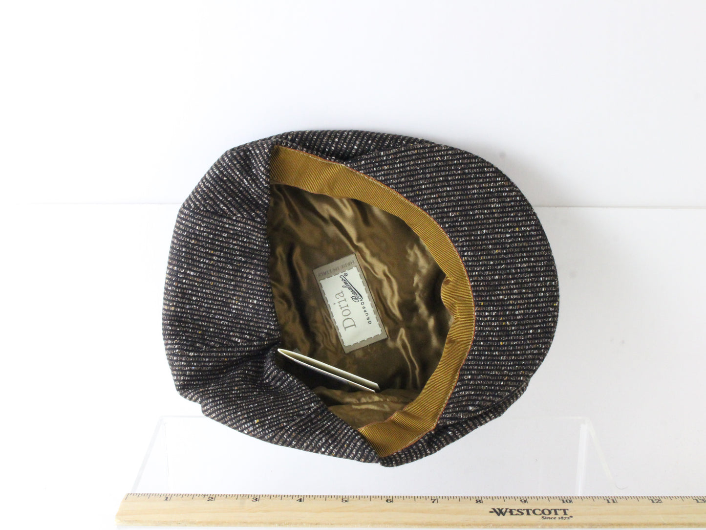 Borsalino Doria Mens Brown Mix Wool Silk Blend Sport Cap Newsboy MULTIPLE SIZES