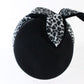 Bellini Originals Ladies Black And Animal Print Felt Hat W/ Rhinestones
