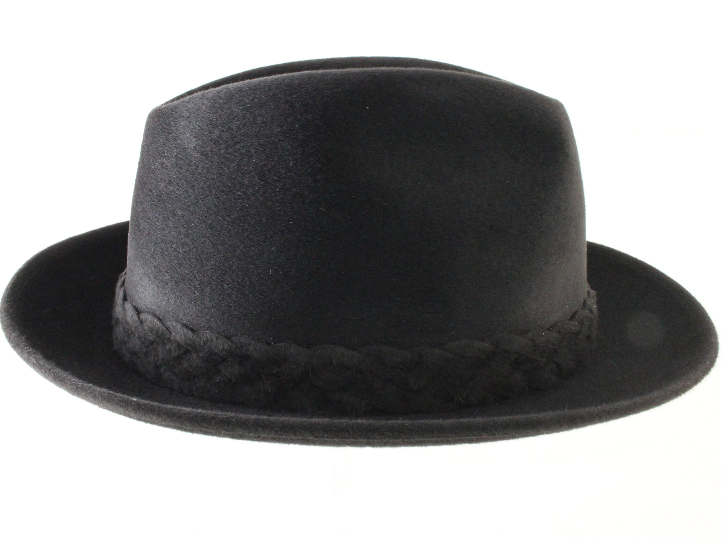 Biltmore Eleganza Raleigh Mens Black Felt Fedora W/ Red Feather MULTIPLE SIZES