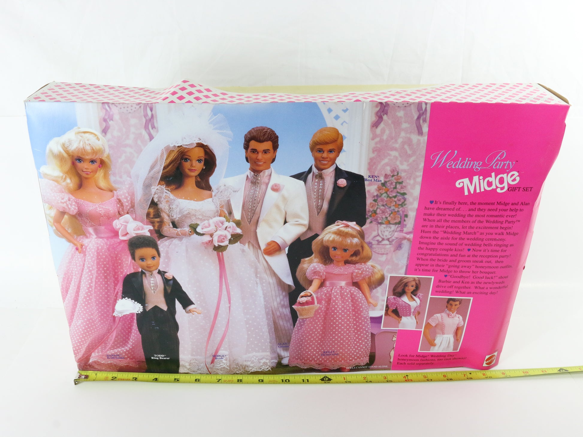Wedding Party Midge Gift 6 Barbie Doll Set Mattel 1990 9852