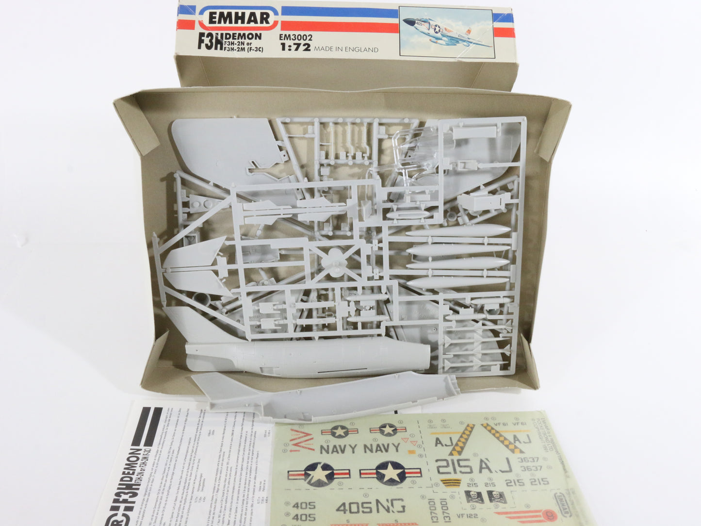 F3h Demon F3h-2n F3h-2m (f-3c) Fighter Jet Airplane EMHAR Kit 1:72 Em3002