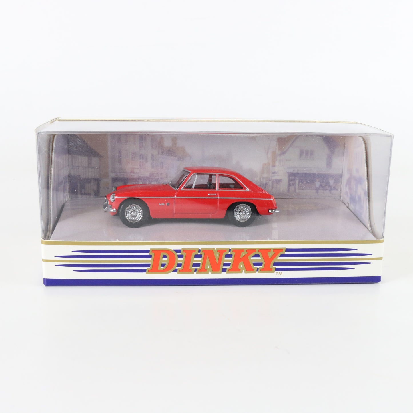 1973 Mgbgt V8 Red Dinky Matchbox 1:43 Model Car Dy019/b