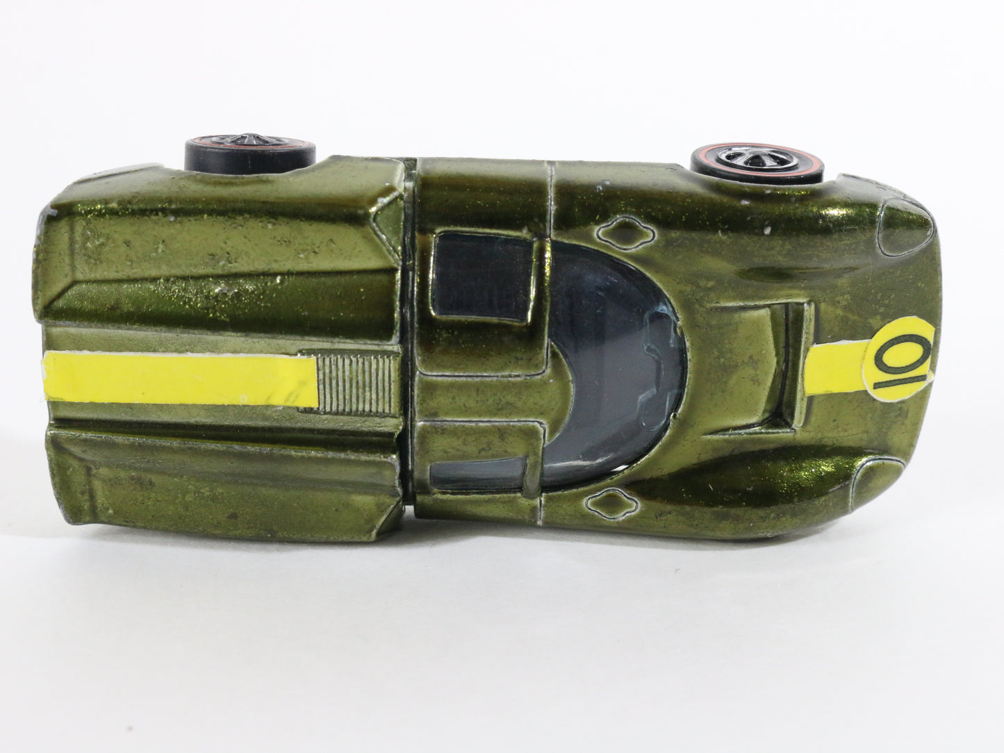 Vintage Hot Wheels Redline Lola GT70 Olive Green Mattel 1968 USA