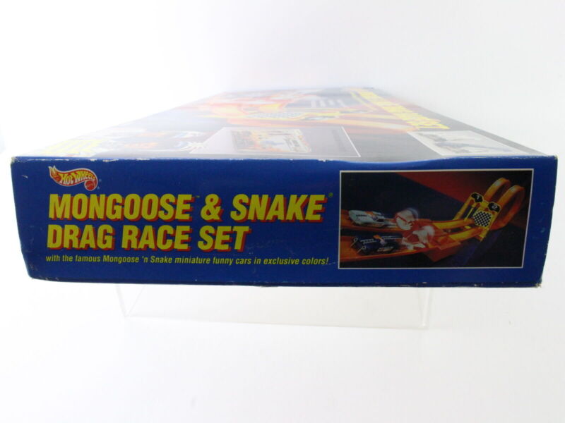 Hot Wheels 25th Anniversary Mongoose And Snake Drag Race Set 11644 Sealed