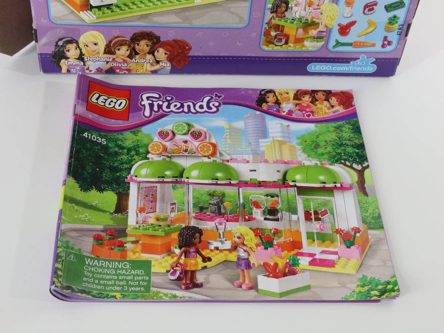 Lego Friends Heartlake Juice Bar Partly Built Set W/ Box & Instructions