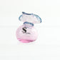 JAG Just Another Gallery Glass Money Bag Pink & Blue #6 1"