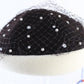 Mr John Classic Ladies Brown and White Wool Felt Hat 7 1/8 57cm