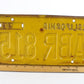 1956 California CA License Plate ABR815 1962 Sticker Hot Rod Automobile