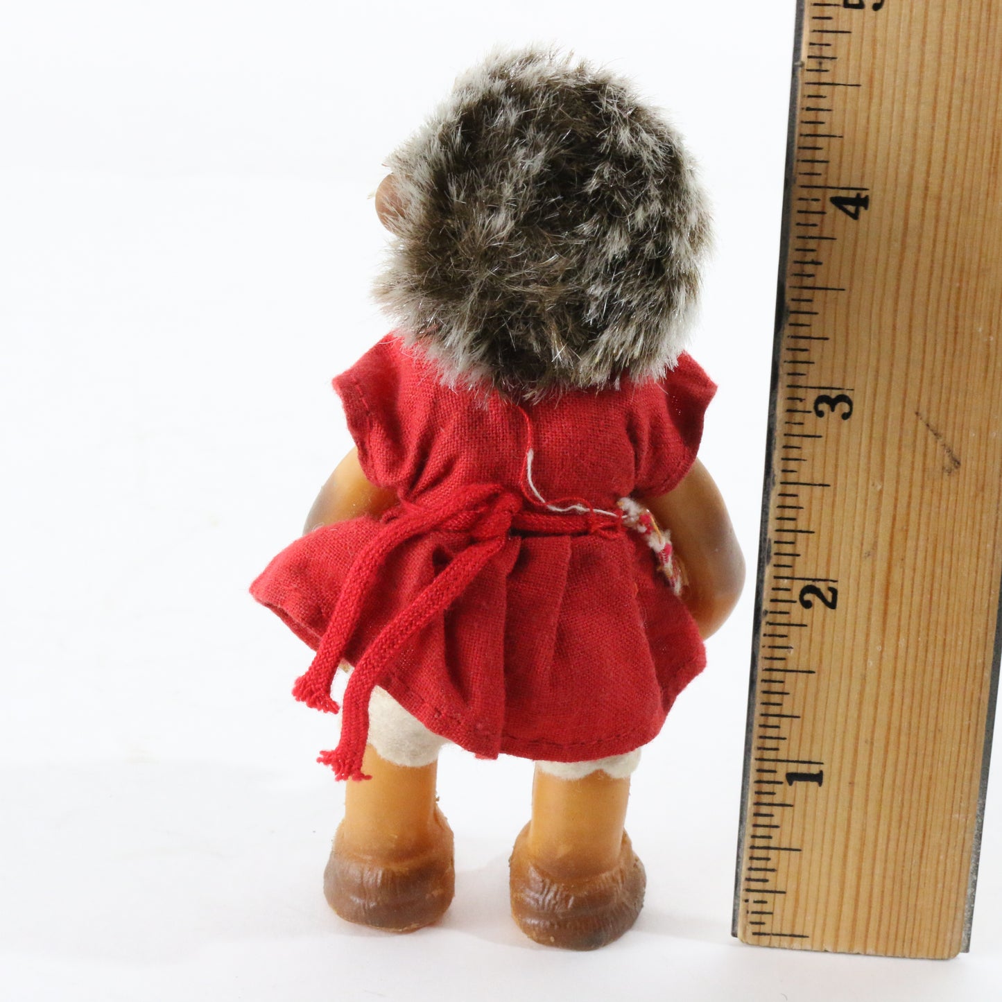 Vintage STEIFF Mucki Hedgehog Family Daughter Animal Figure 4.75��� W/ TAG