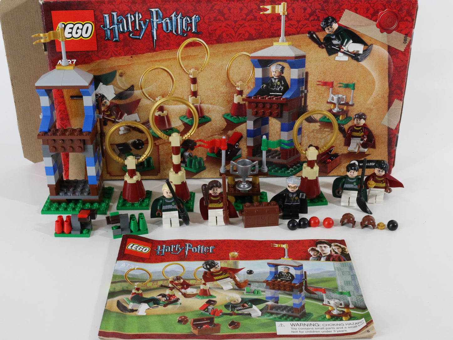 Lego Harry Potter Quidditch Match Built Set 4737 W/ Box & Instructions