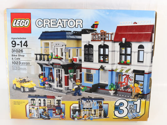 Lego Creator Bike Shop & Cafe 3 In 1 INCOMPLETE 31026 W/ Box & Instructions