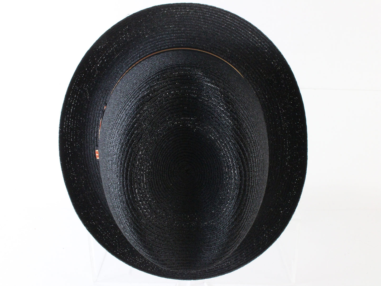 Biltmore Mens Straw Milan Fedora W/ Black and Red Band MULTIPLE SIZES