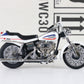 1971 Harley Davidson Super Glide Model Motorcycle Franklin Mint 1:24 B11wc30