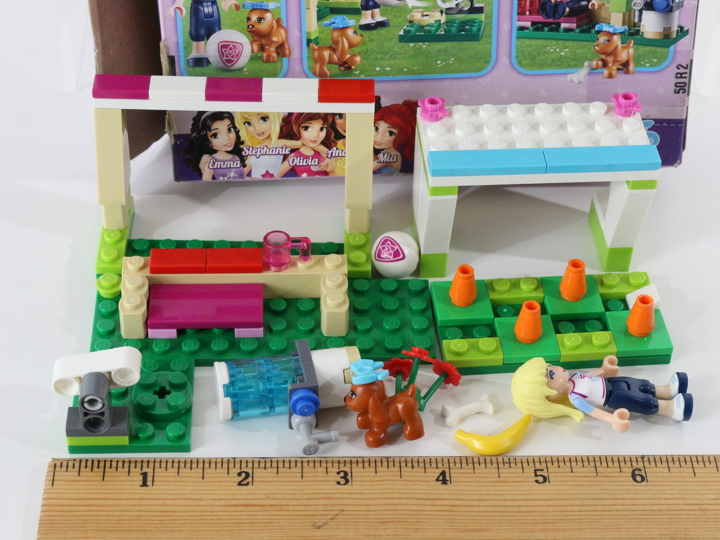 Lego Friends Stephanies Soccer Practice Mostly Built 41011 + Box Instructions