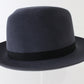 Stetson The Sovereign Mens Nickel Gray Felt Fedora W/ Feather 7 56cm