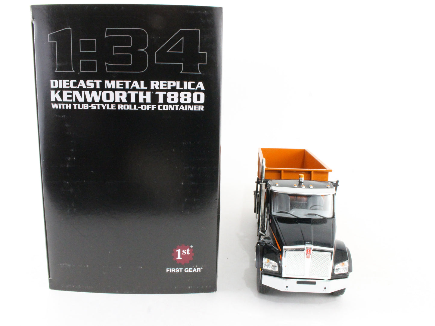 Kenworth T880 W/ Tub-style Roll-off Container First Gear 1:34 10-4144