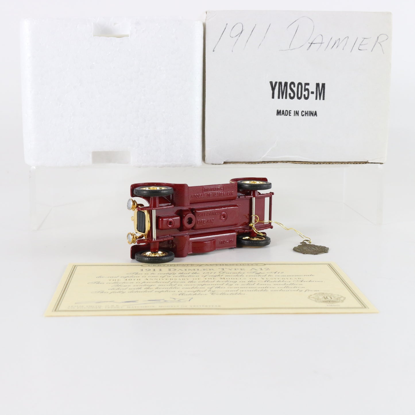 1911 Daimler Type A12 40th Models Of Yesteryear Matchbox 1:43 Yms05-m