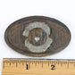 1920s Oldsmobile Silver Vintage Metal Car Emblem Radiator Shield Badge 2.75"