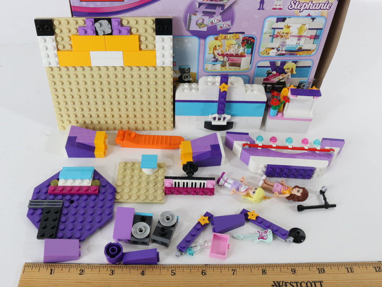 Lego Friends Stephanies Rehearsal Stage Mostly Built 41004 + Box Instructions