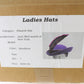 Jack Mcconnell New York Ladies Amethyst Purple Felt Hat W/ Feathers 7 56cm