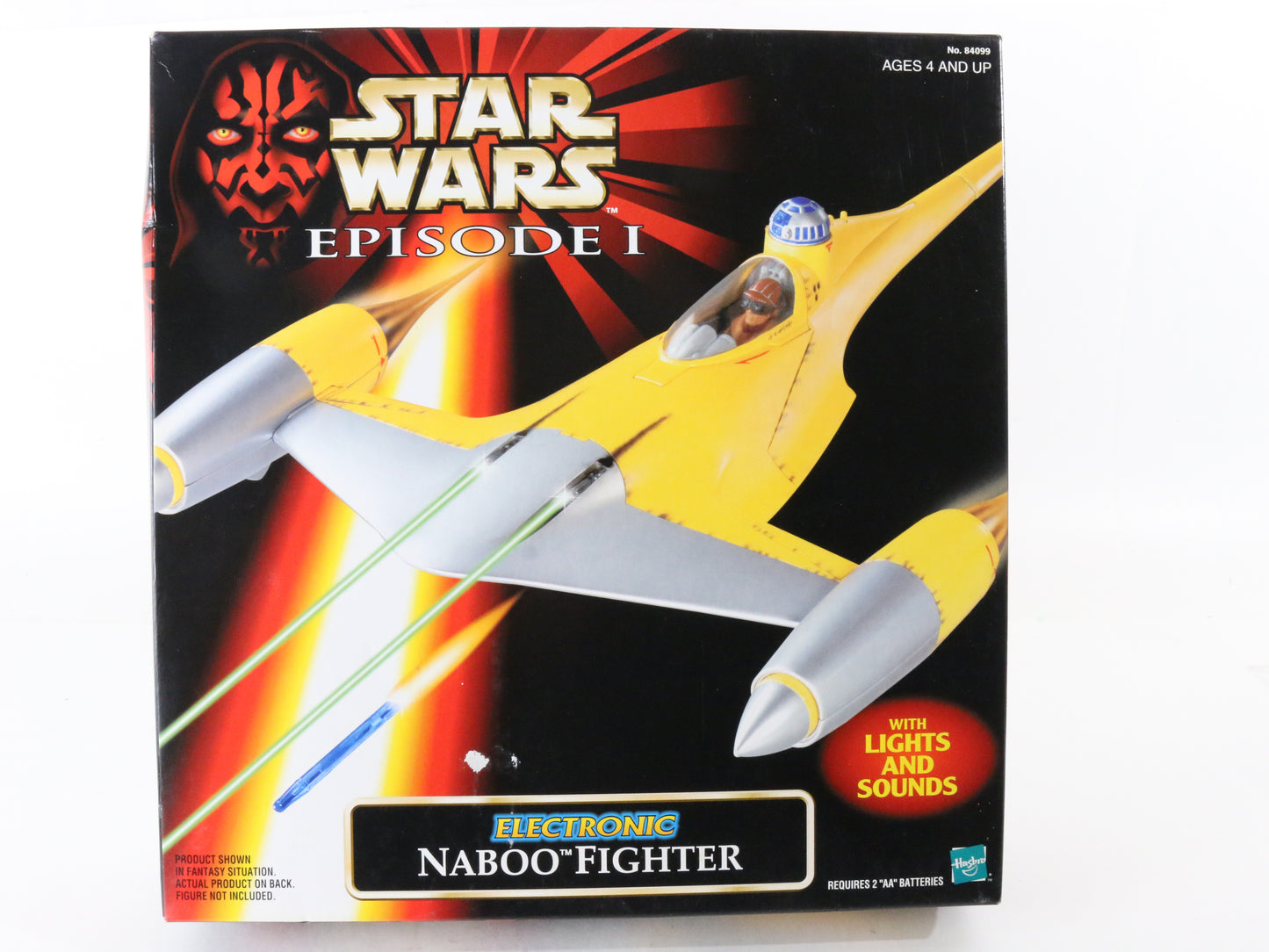 Electronic Naboo Fighter Ship Star Wars Episode 1 Hasbro 84099 1998