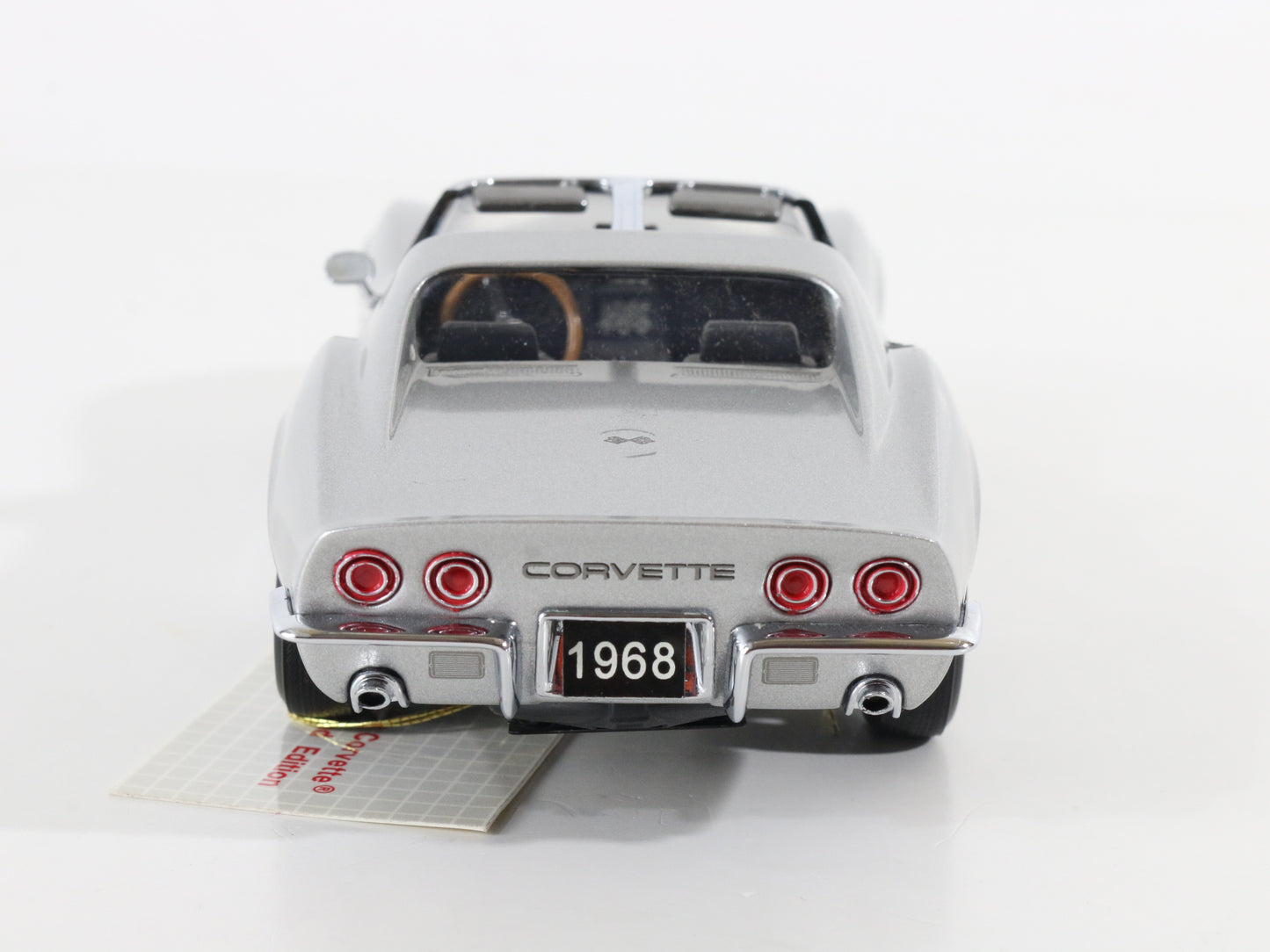 Franklin Mint 1:24 1968 Chevrolet Corvette Limited Ed Silver Model Car