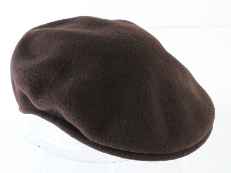 Kangol Mens Brown 100% Wool Felt Ivy Cap MULTIPLE SIZES