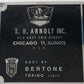 SH Arnolt Inc Bentley BERTONE 9.5��� 4 Door Saloon Builders Plate Details
